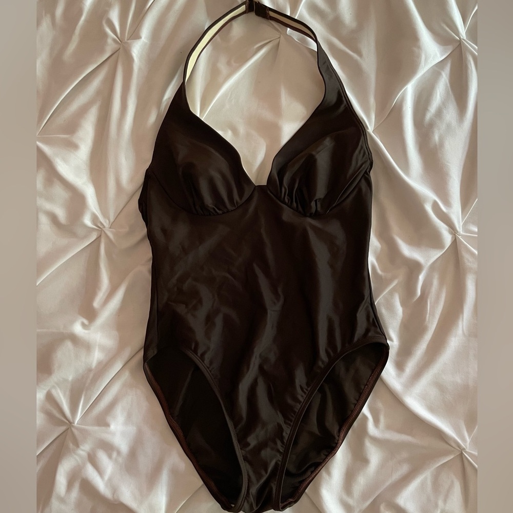 Victoria’s Secret Push-Up One-Piece halter Swimsuit